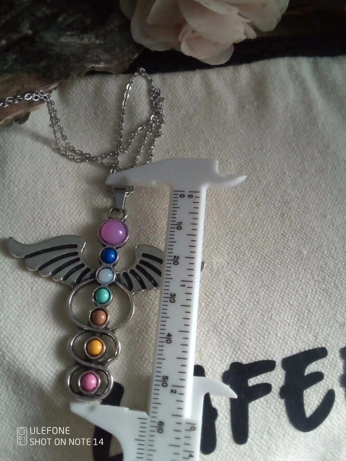 Collier des 7 chakras et 7 pierres naturelles des chakras – photo 2